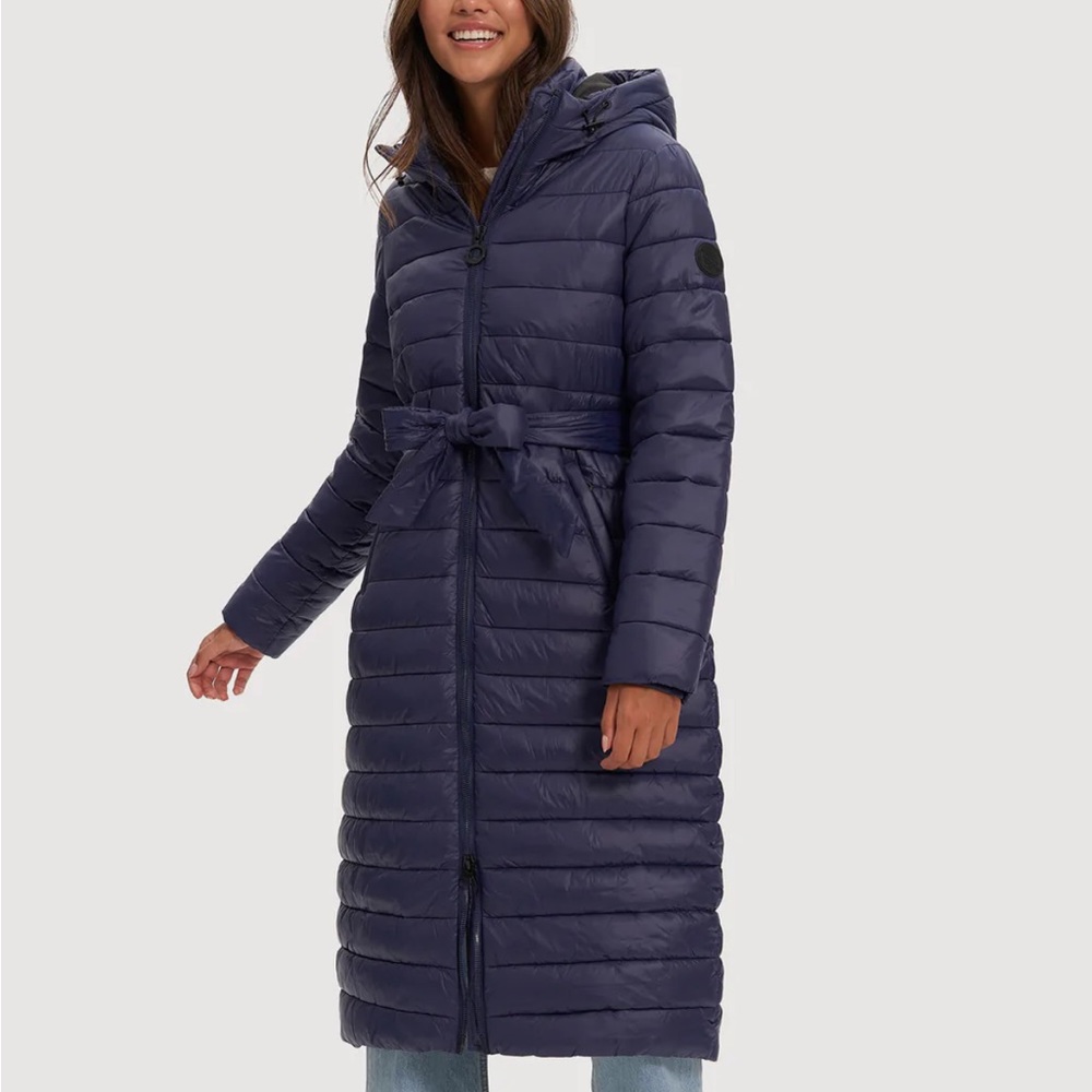 Long puffer coat